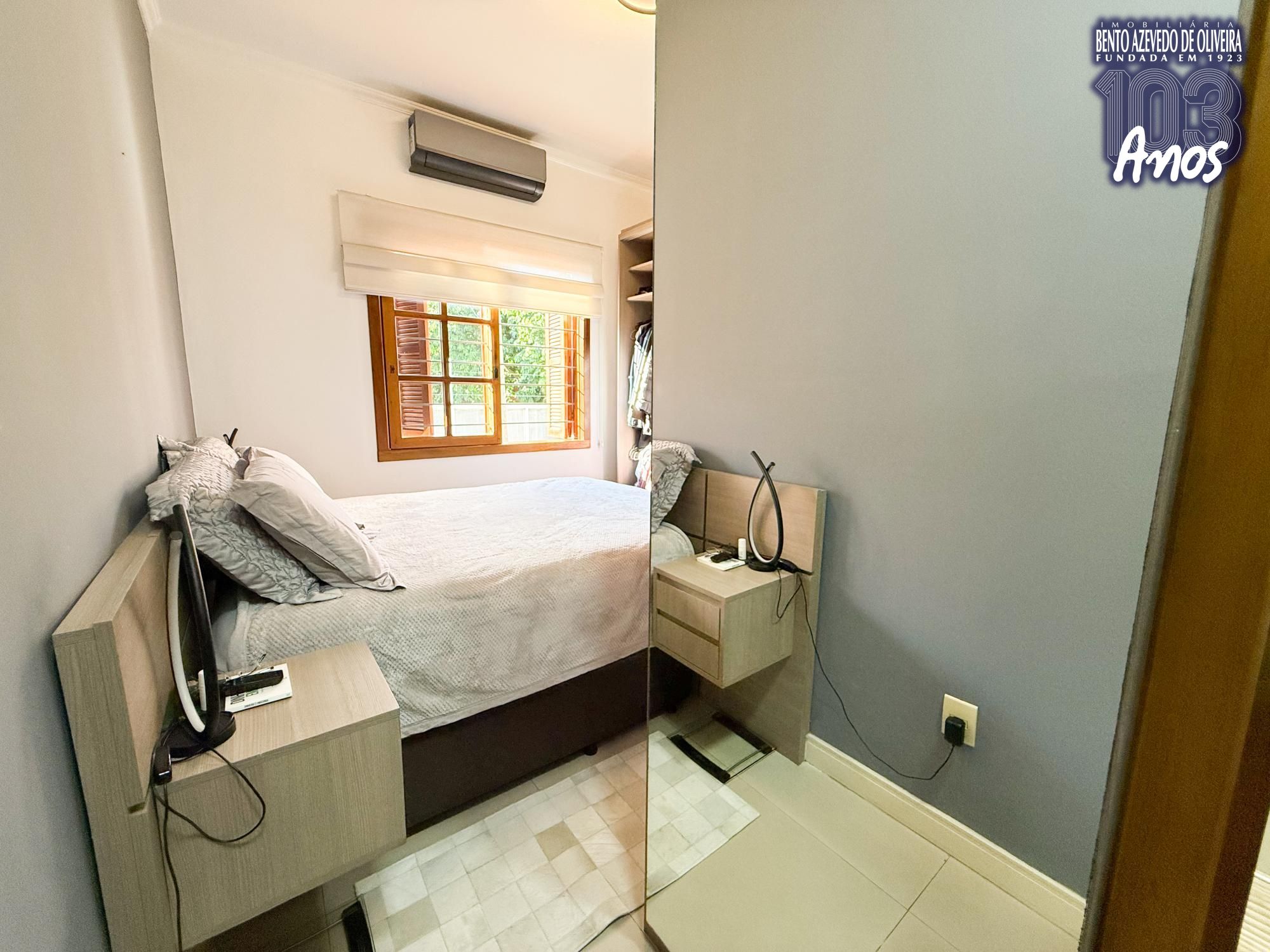 Quarto com iluminação natural no Jardim LindóiaQuarto com iluminação natural no Jardim Lindóia
