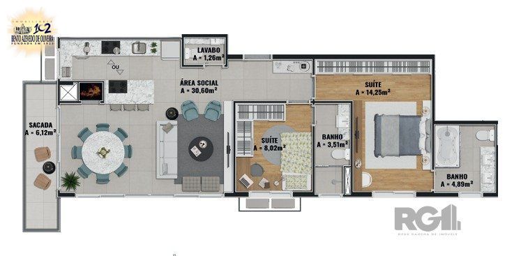 Apartamento, 2 quartos, 85 m² - Foto 19