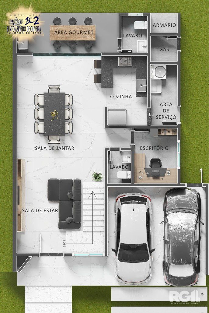 Casa de Condomínio, 3 quartos - Foto 2