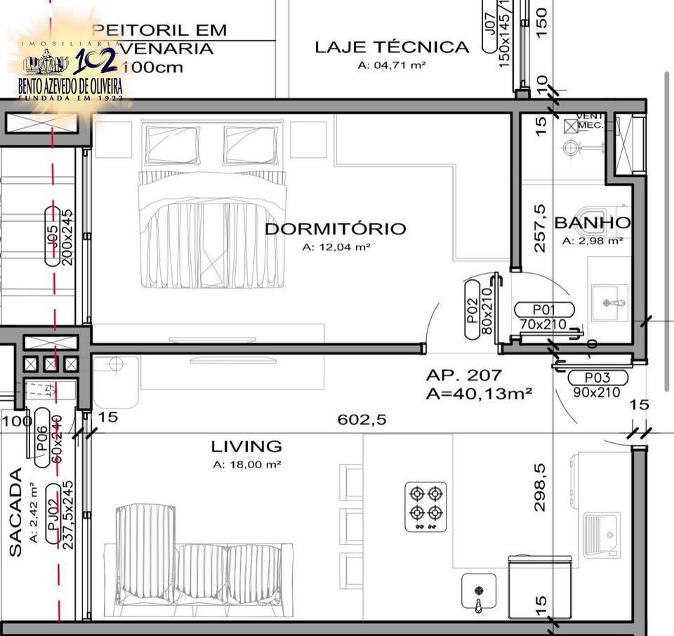 Apartamento, 1 quarto, 40 m² - Foto 16