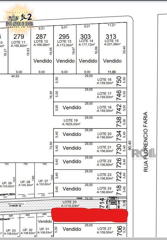 Terreno, 159 m² - Foto 1