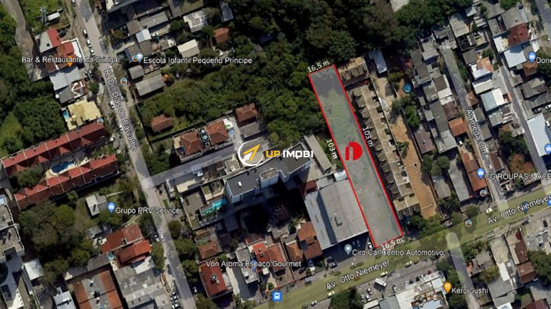 Terreno Comercial com 1699m² no bairro Tristeza em Porto Alegre para Comprar