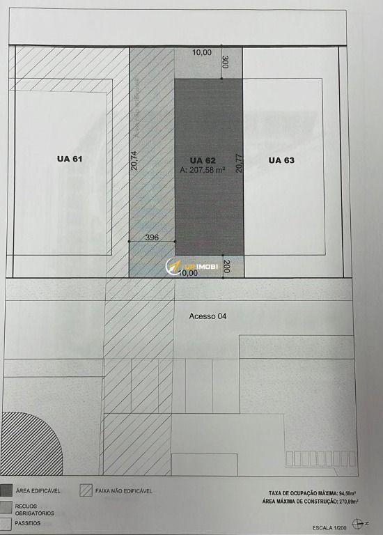 Terreno com 207m² no bairro Mário Quintana em Porto Alegre para Comprar