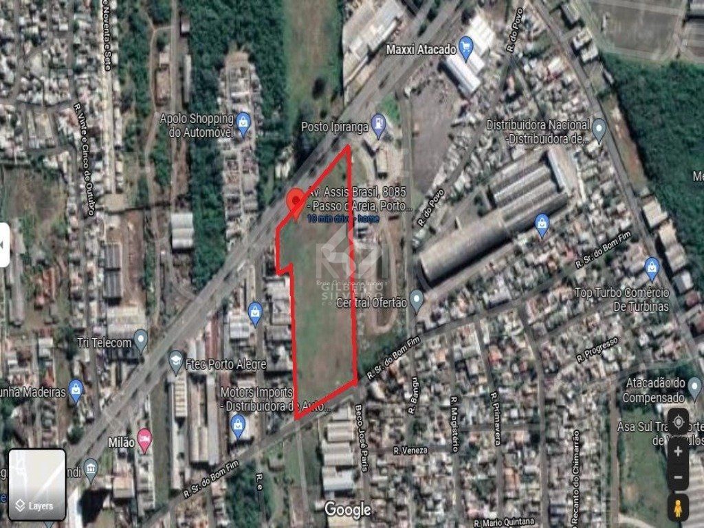 Terreno para Venda 27.443,78m2,  na avenida Assis Brasil bairro Sarandi