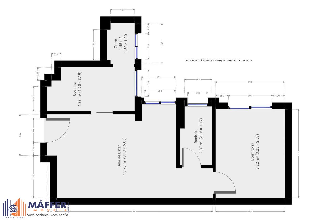 Apartamento, 1 quarto, à venda, 45 m², Centro Histórico - Porto Alegre — foto 2