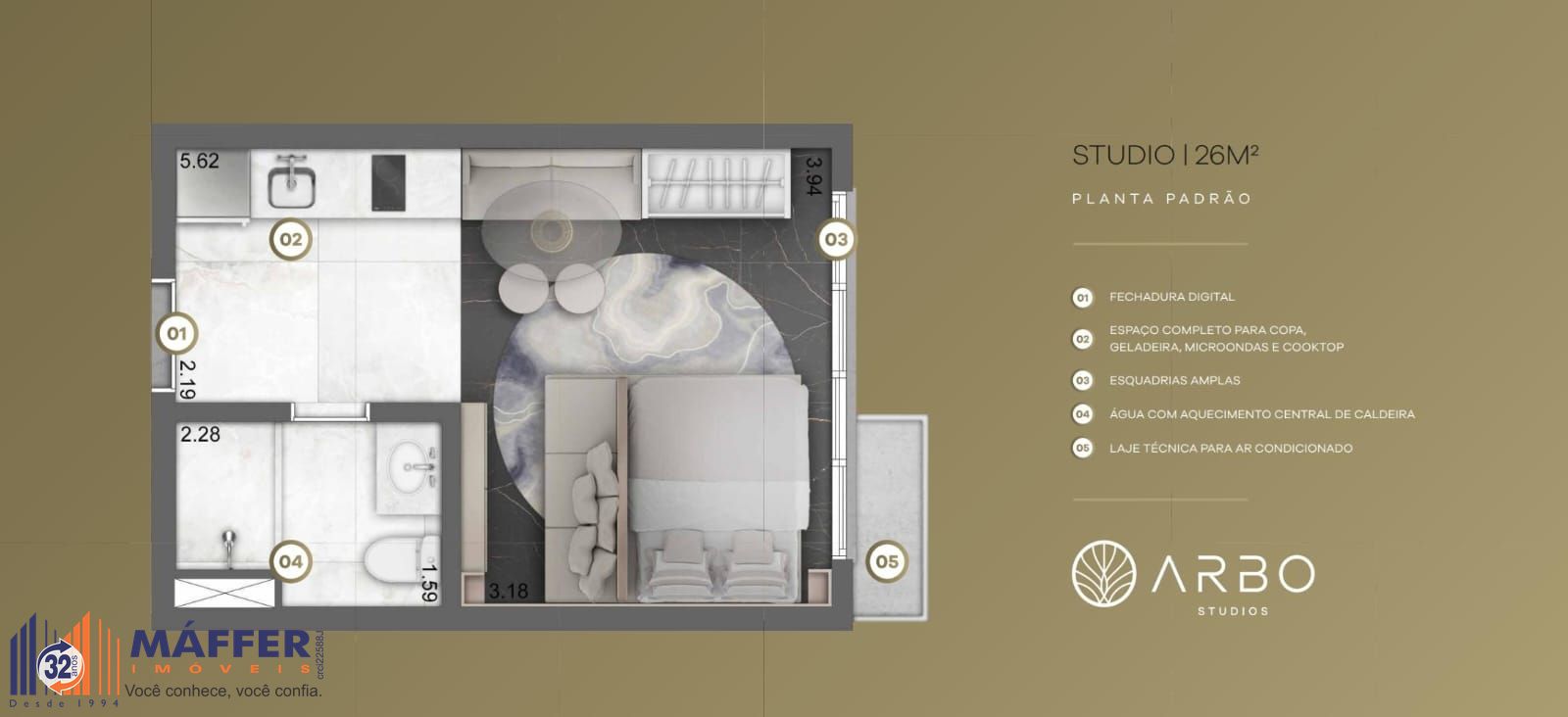 Apartamento, 1 quarto, 25 m² - Foto 11
