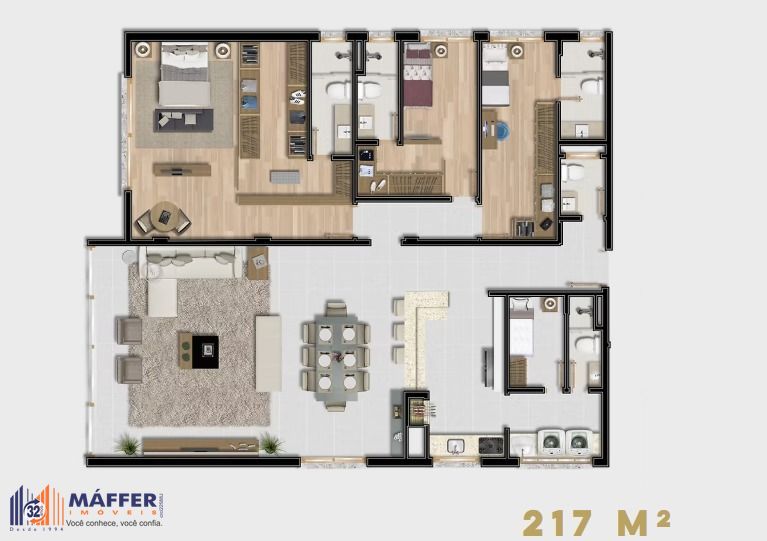 Apartamento, 3 quartos, 136 m² - Foto 41