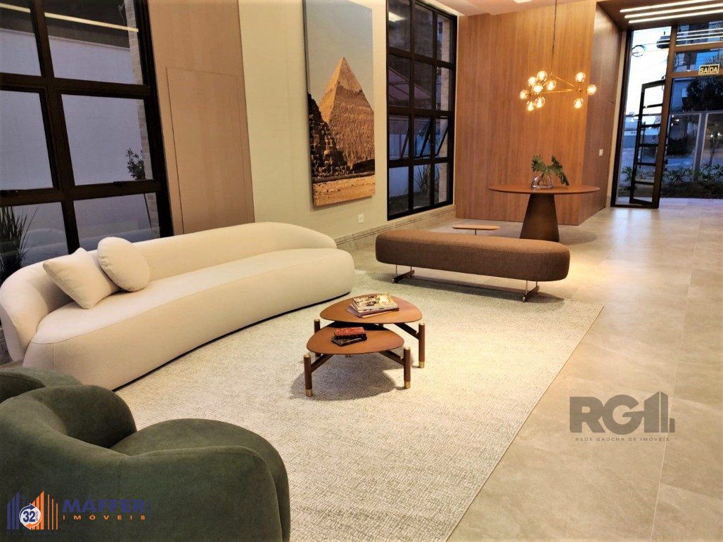 Lindo apartamento 2 dormitórios com 2 suítes, lavabo, vaga de garagem, amplo living 2 ambientes e cozinha com churrasqueira.