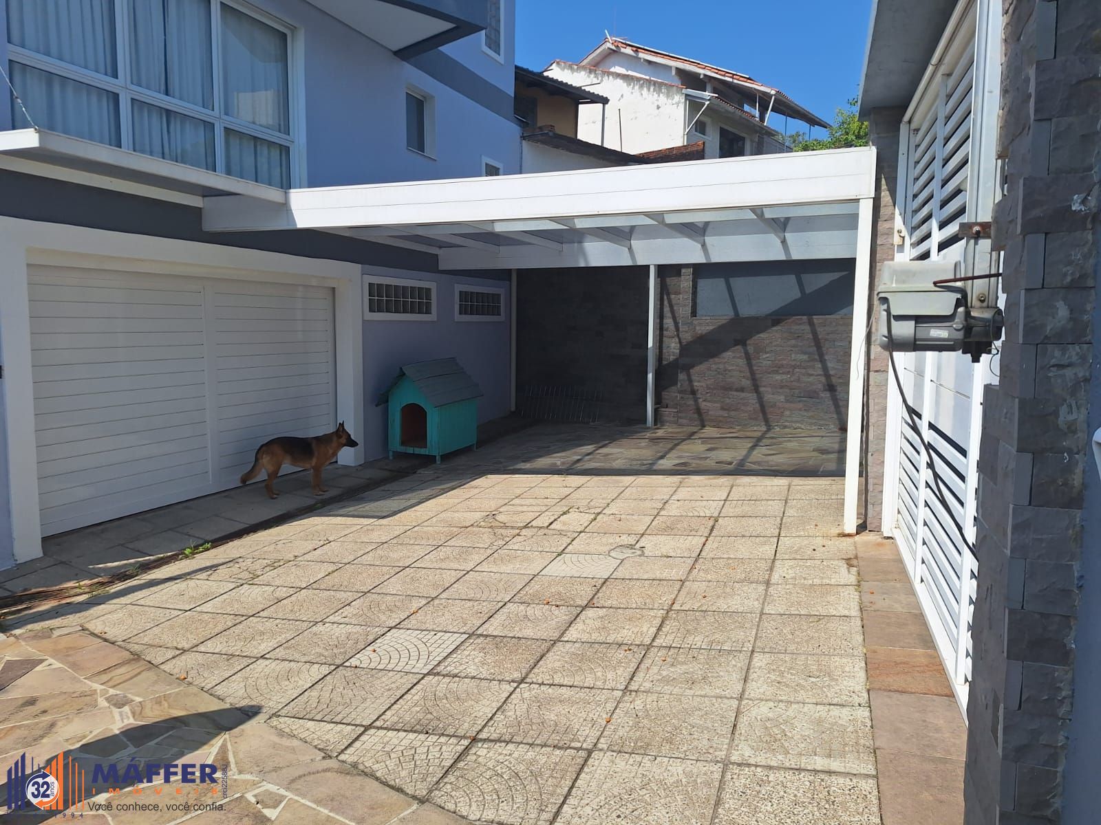 garagens para 02 carros coberta