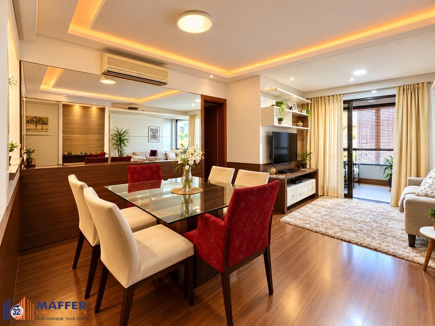 Apartamento 3 dormitórios, 97 m², andar alto, vista perene, Jardim Lindóia