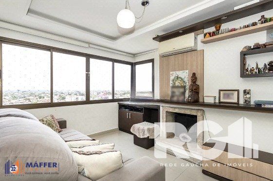 Apartamento 3 Dormitórios com Suíte, Lareira e 2 Vagas