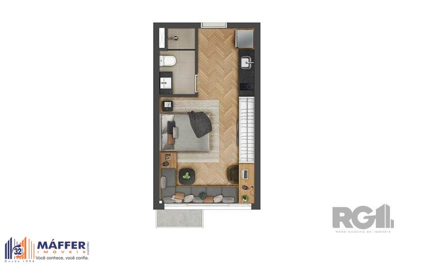 Apartamento, 1 quarto, 27 m² - Foto 18