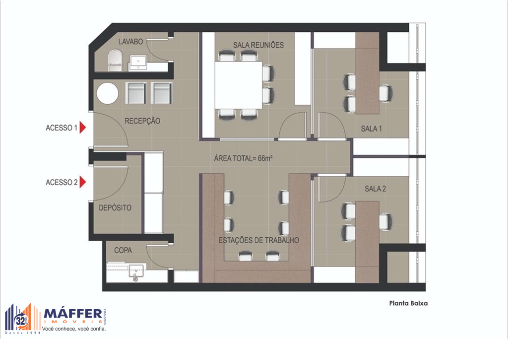 Sala-Conjunto, 64 m² - Foto 33