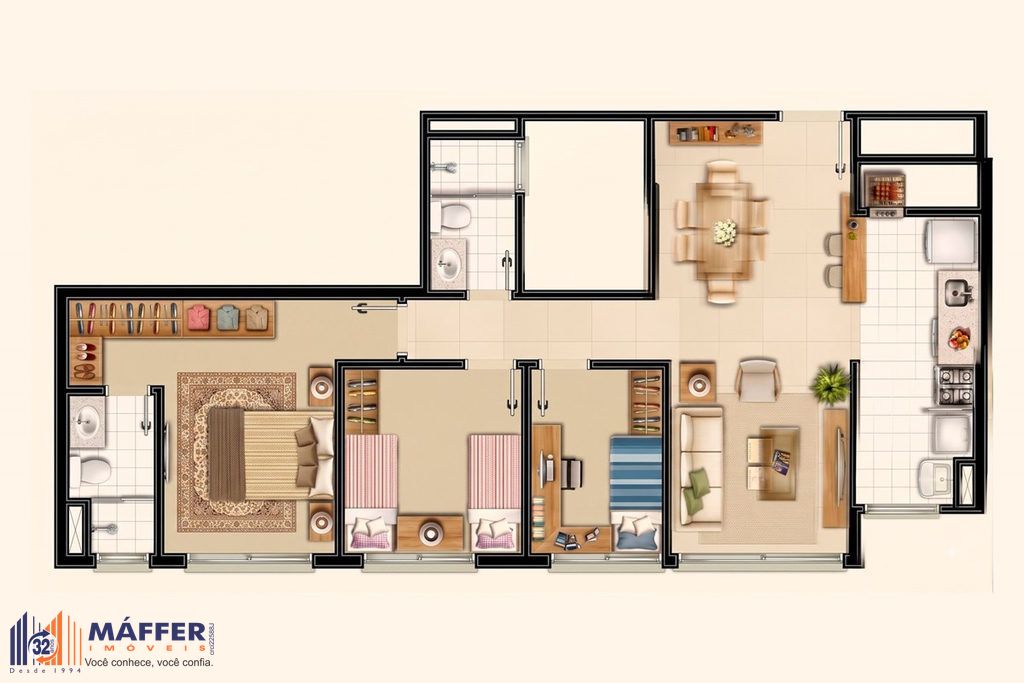 Apartamento, 3 quartos, 74 m² - Foto 20