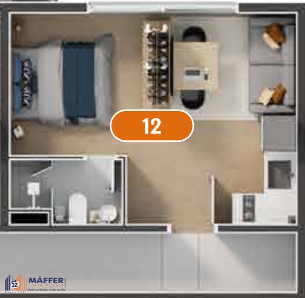 Apartamento, 1 quarto, 25 m² - Foto 10