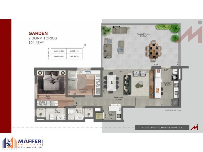 Apartamento, 2 quartos, 97 m² - Foto 7