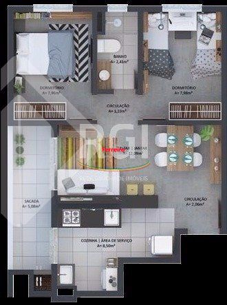 Cobertura, 3 quartos, à venda, 105 m², Glória - Porto Alegre — foto 3