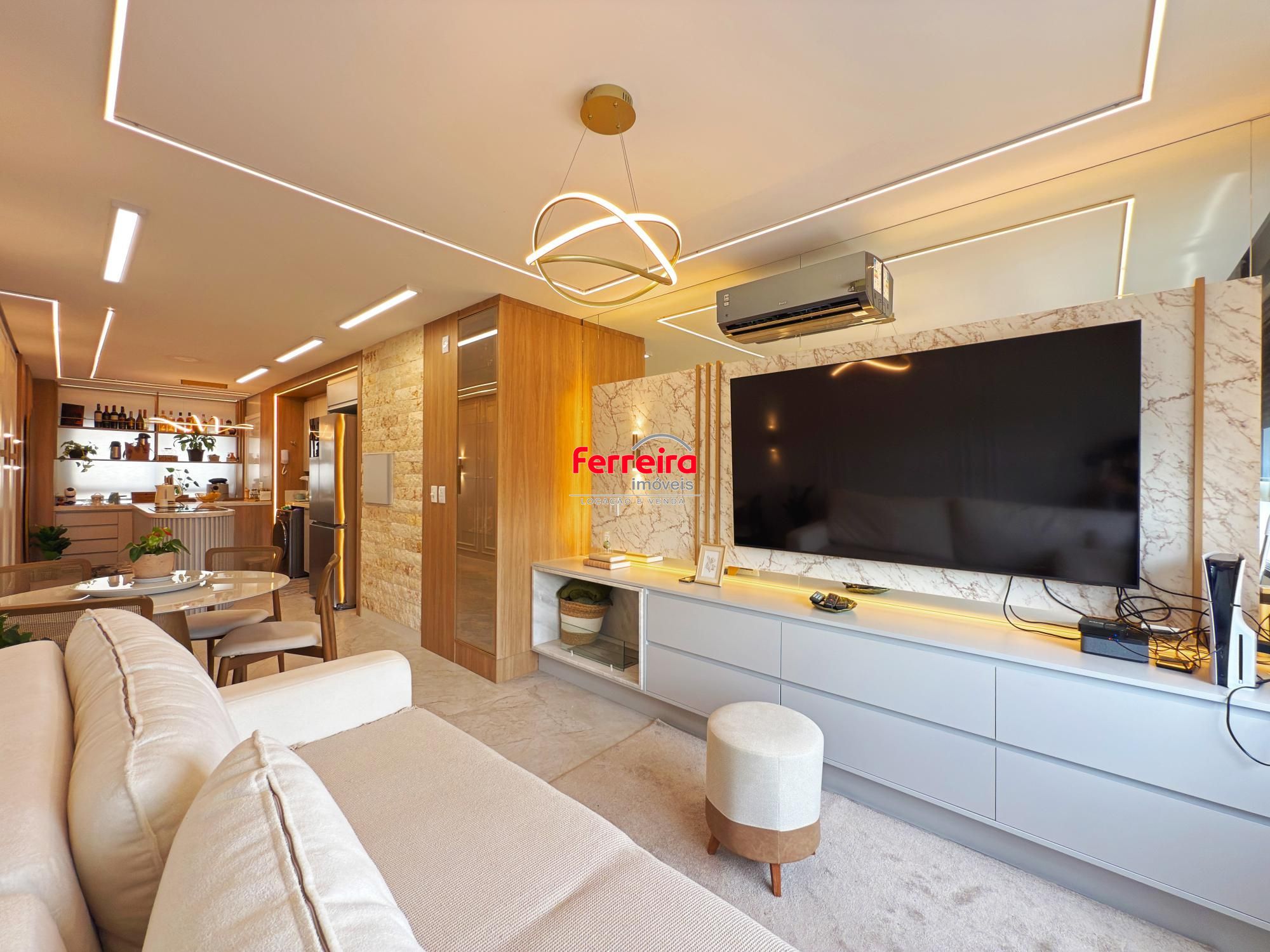 Apartamento semimobiliado no Cristal