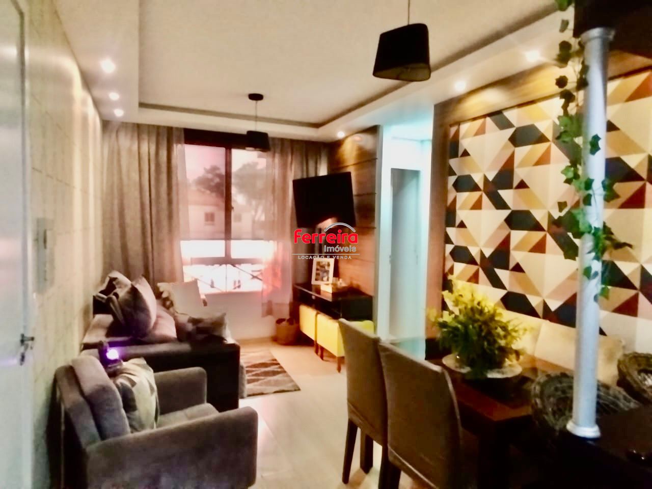 Apartamento 2 dormitórios, semi mobiliado, garagem coberta Bairro Fatima Canoas