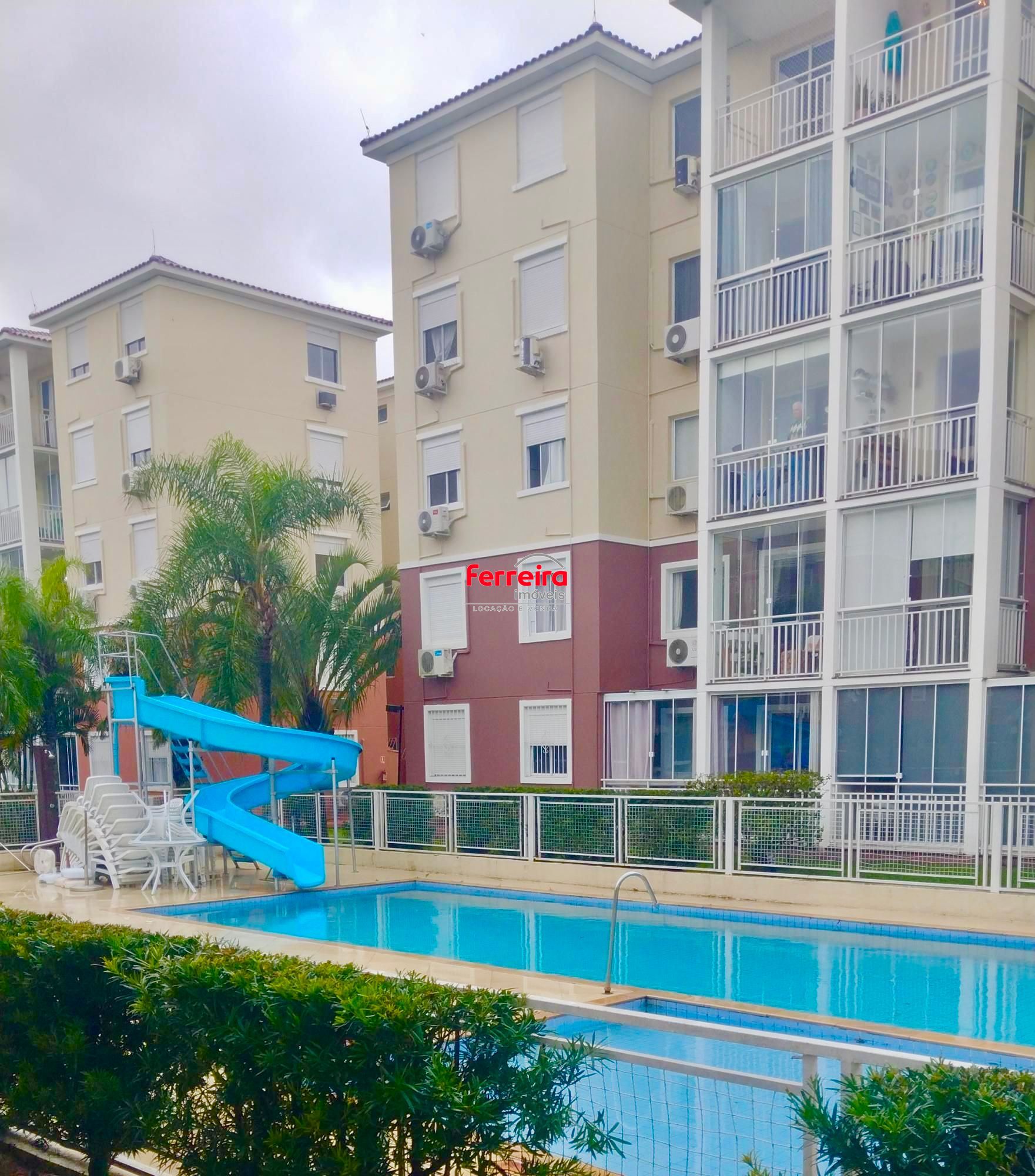 Apartamento com 67m², 3 dormitórios com vaga de garagem no bairro Morro Santana