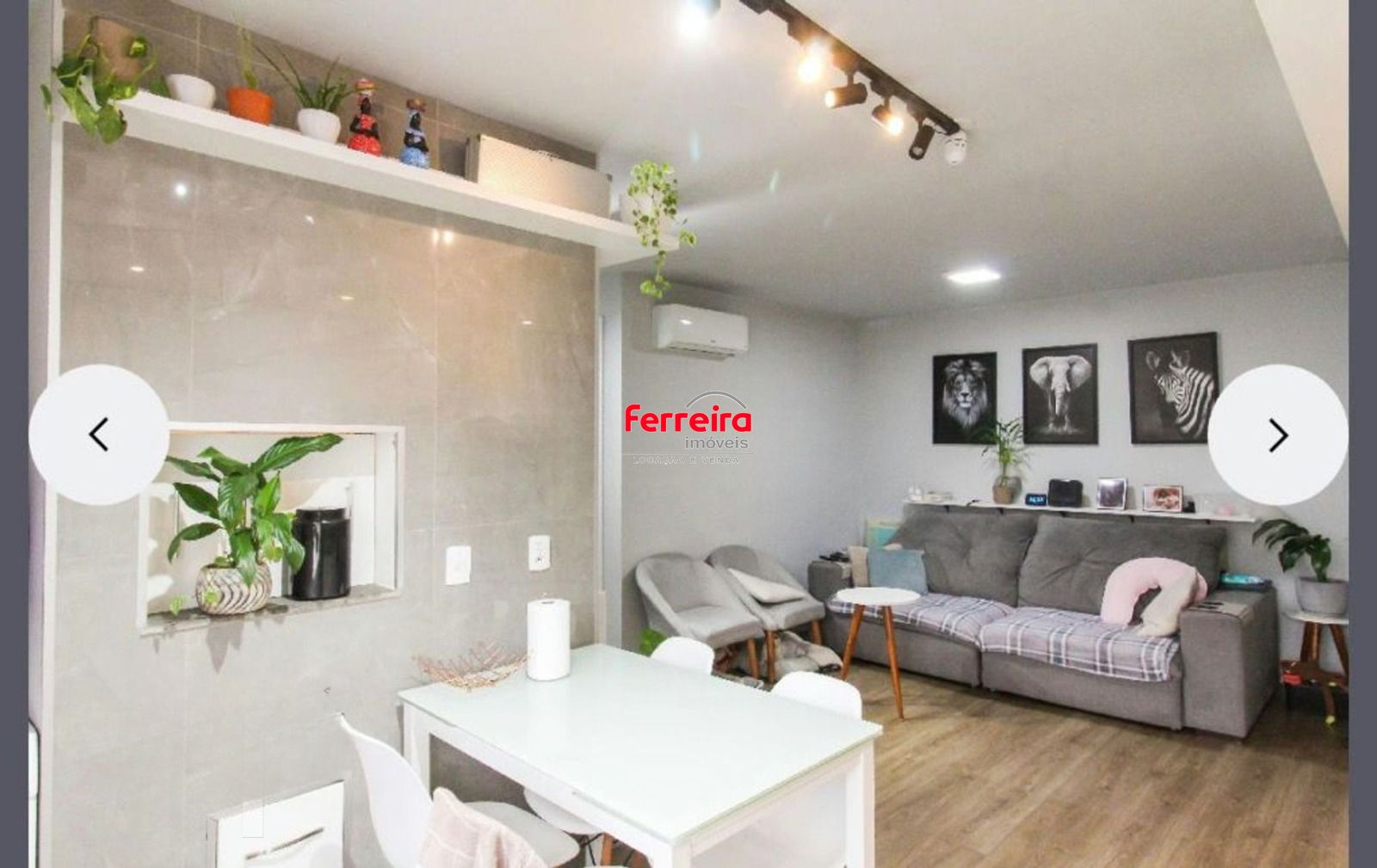Apartamento de dois dormitórios e 1 vaga de garagem em Canoas.