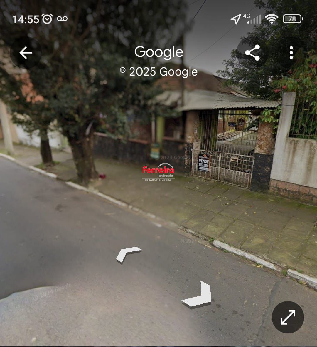 Terreno de esquina a venda na rua Monte Castelo/Canoas
