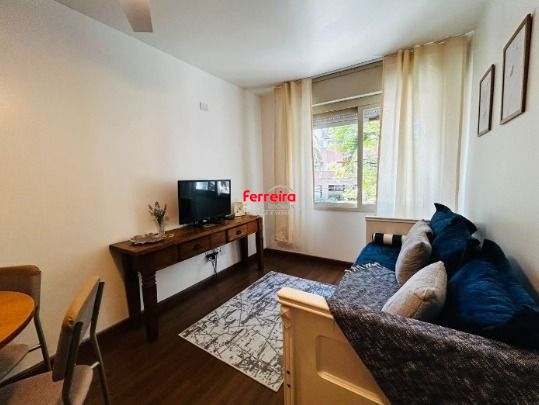 Apartamento com 01 dormitorio e vaga de garagem no Bairro Higianópolis
