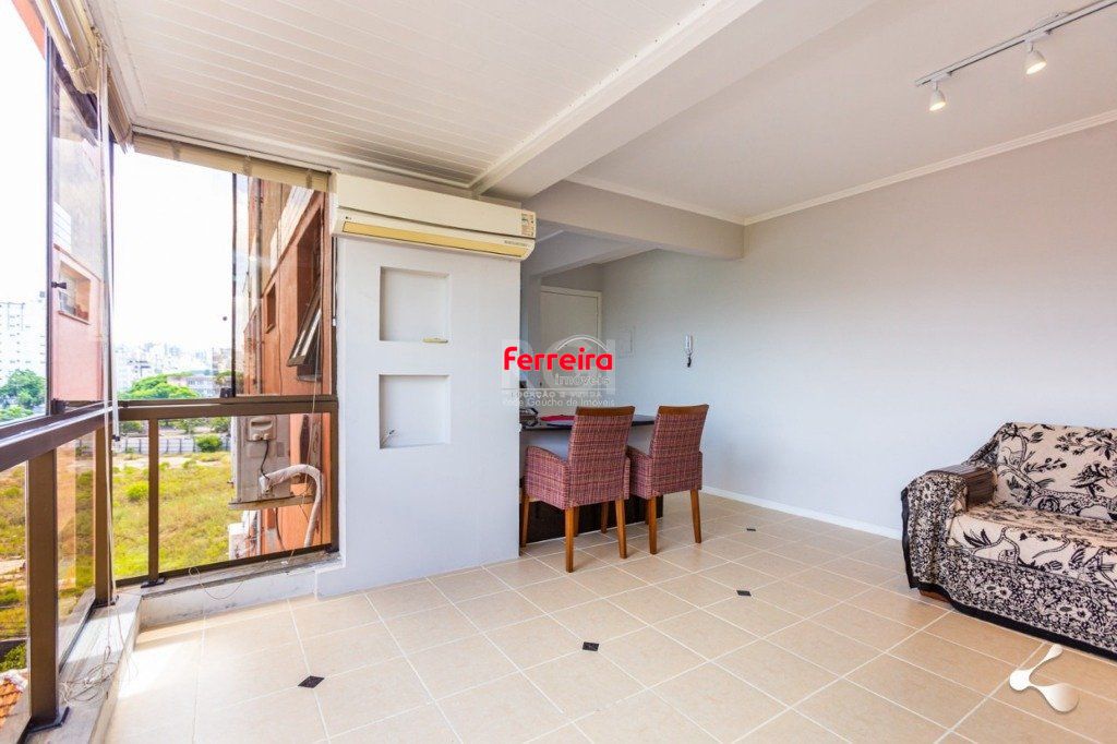 apartamento de 1 quarto no 7º andar - com garagem.