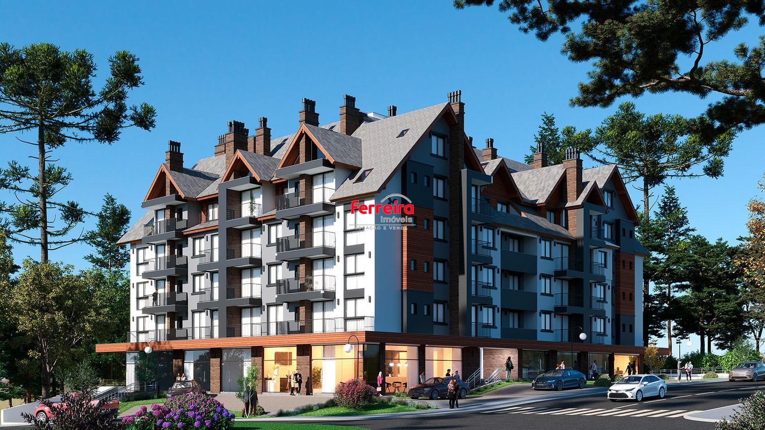 Apartamento 2 Suítes em Gramado/RS — Lançamento com Financiamento Direto até 65x