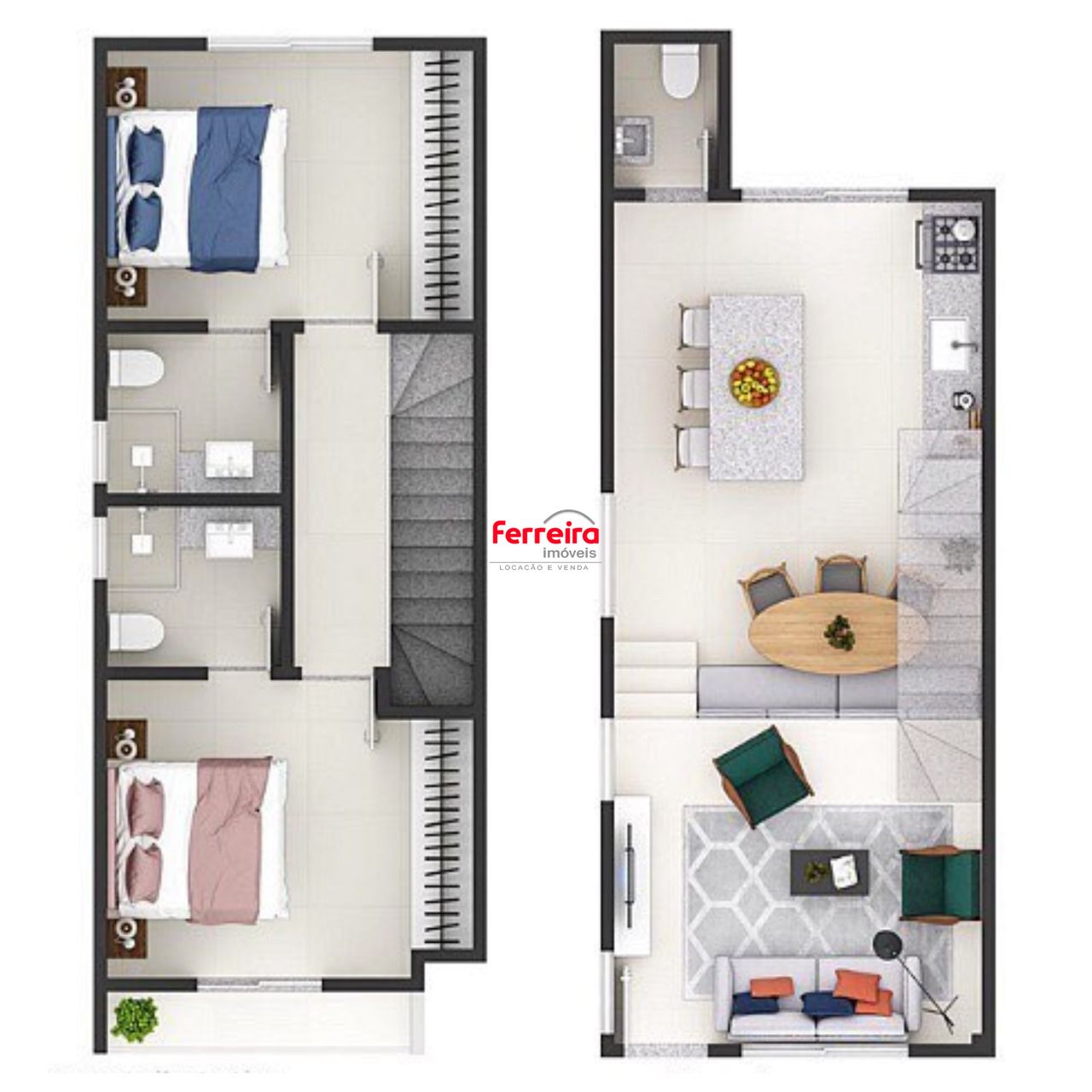 Sobrado, 2 suítes, à venda, 70 m², Praia Rasa - Armação dos Búzios — foto 3