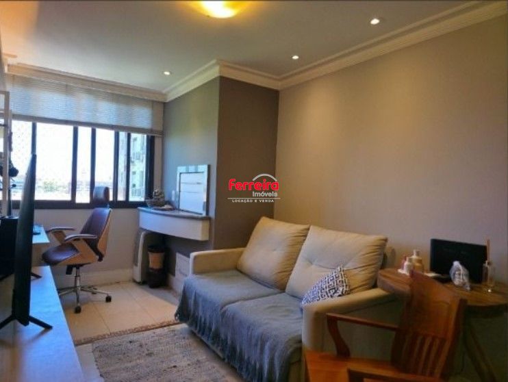 Apartamento  com 2 dormitórios, lavabo, banho social e churrasqueira integrada.