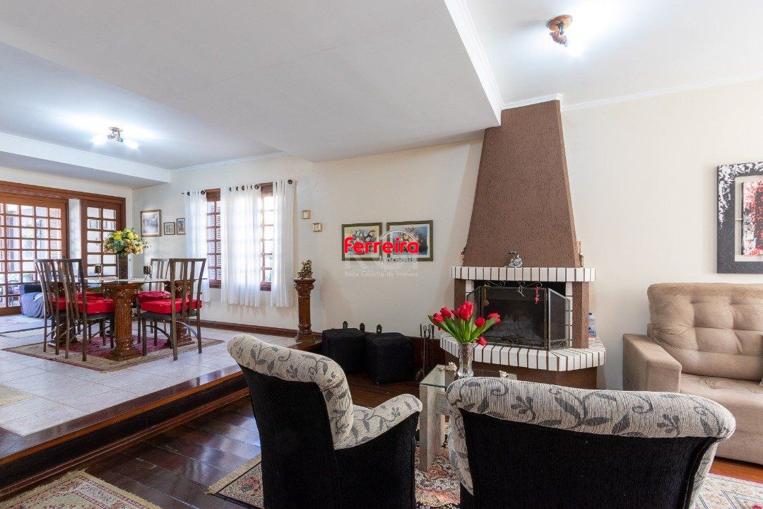 Sala com lareira