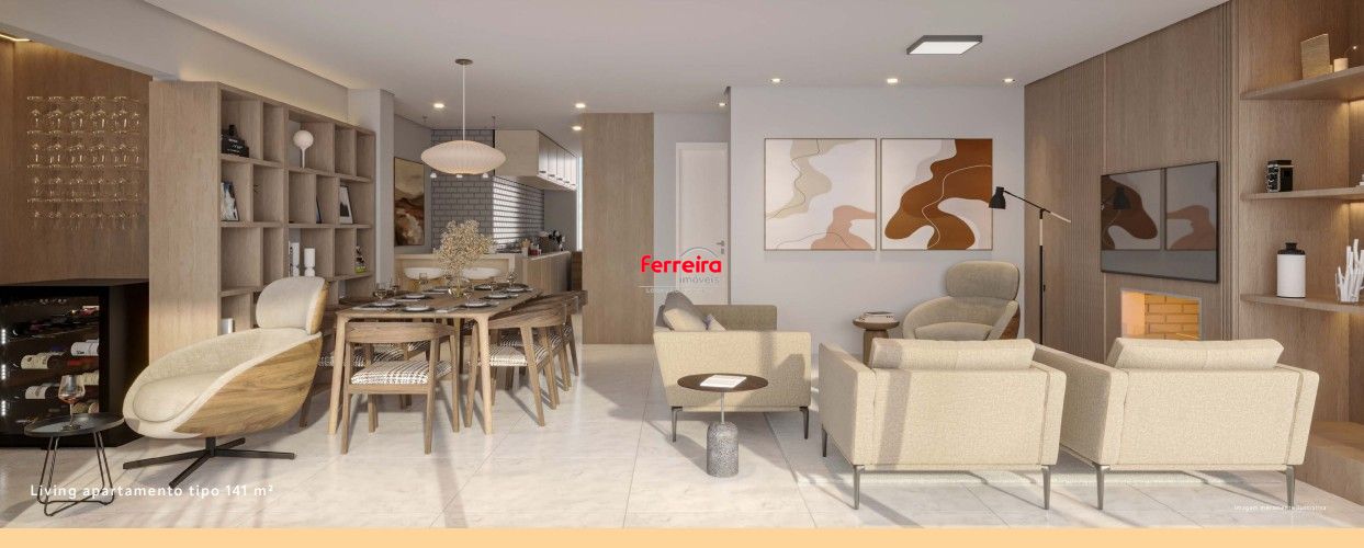 Apartamento alto padrão com 141,92m², 3 suítes, 2 vagas, no bairro Tristeza em Porto Alegre