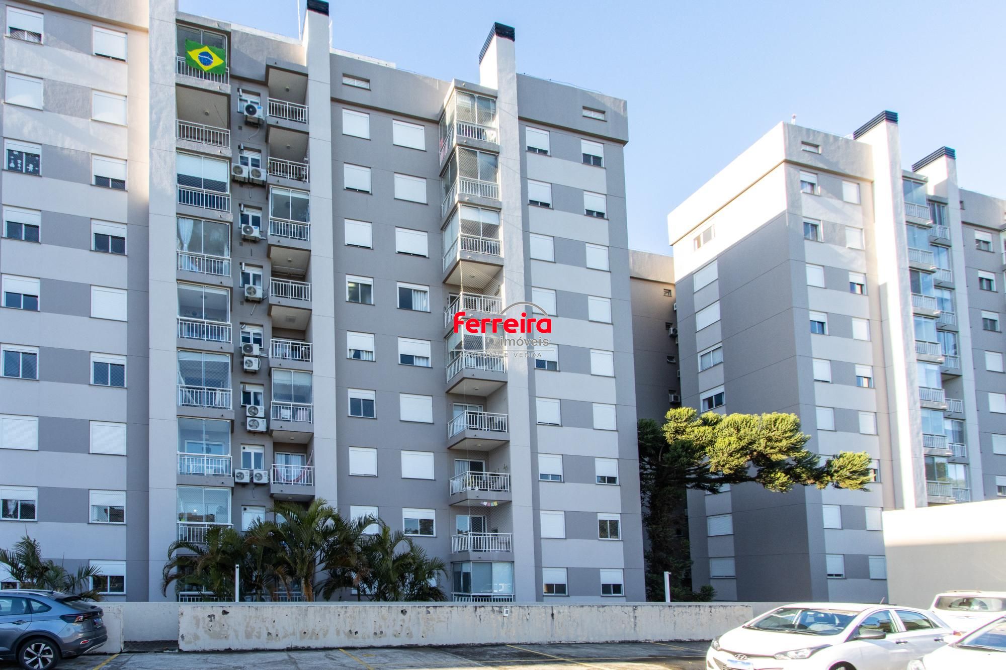 Apartamento de 3 dormitórios, 1 suíte e 2 vagas de garagem.