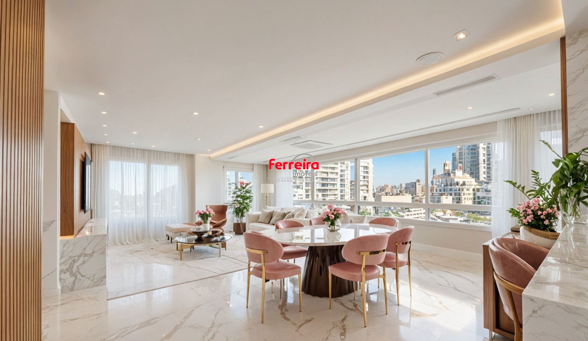Apartamento alto padrão mobiliado com 3 suítes e 140 m² na Bela Vista