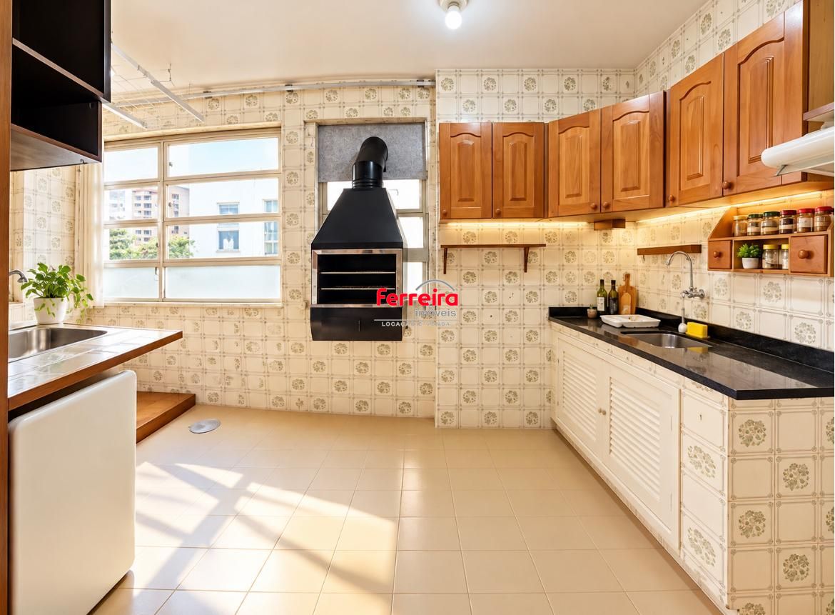 Cozinha com Area de Serviço Churrasqueira.