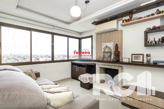 Apartamento 3 Dormitórios com Suíte, Lareira e 2 Vagas