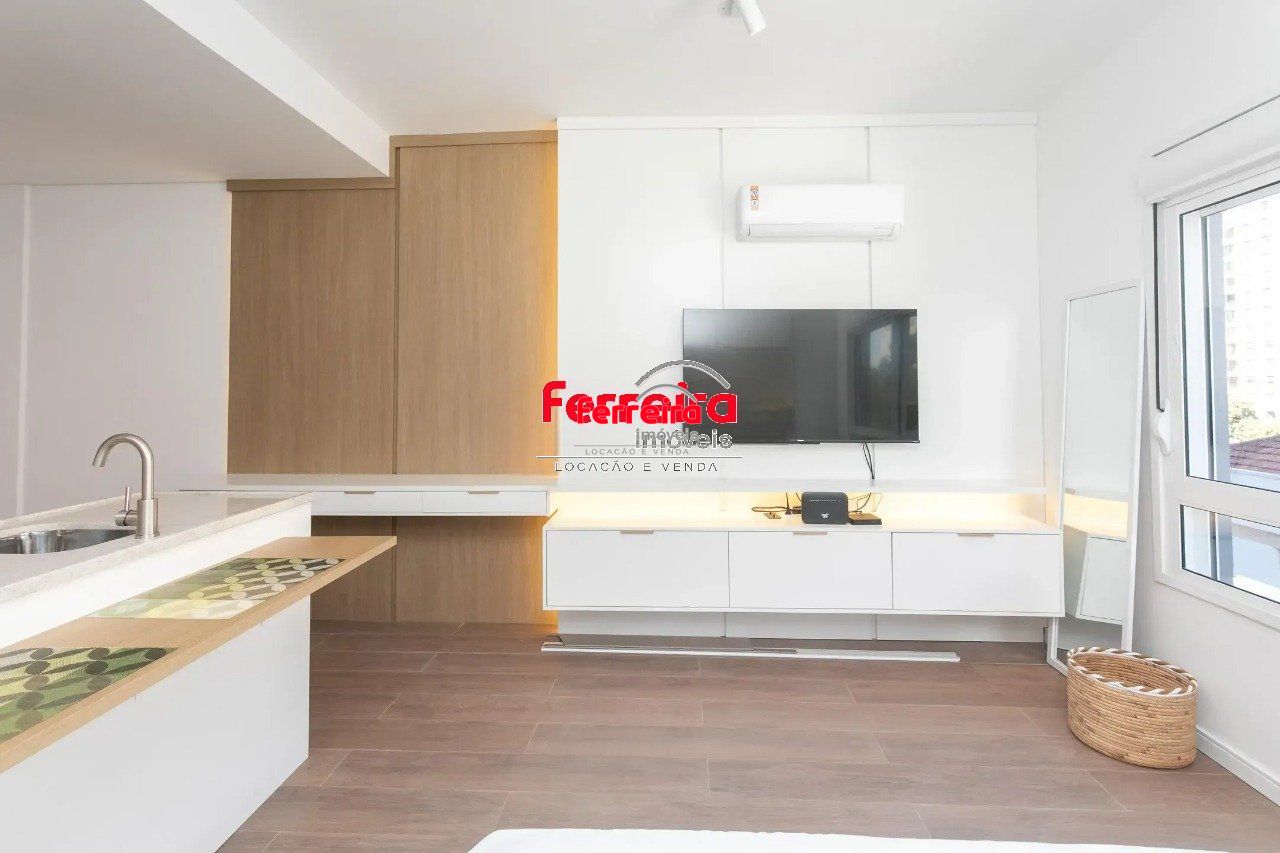 Apartamento com 30m², localizado no bairro Moinhos de Vento em Porto Alegre/RS.