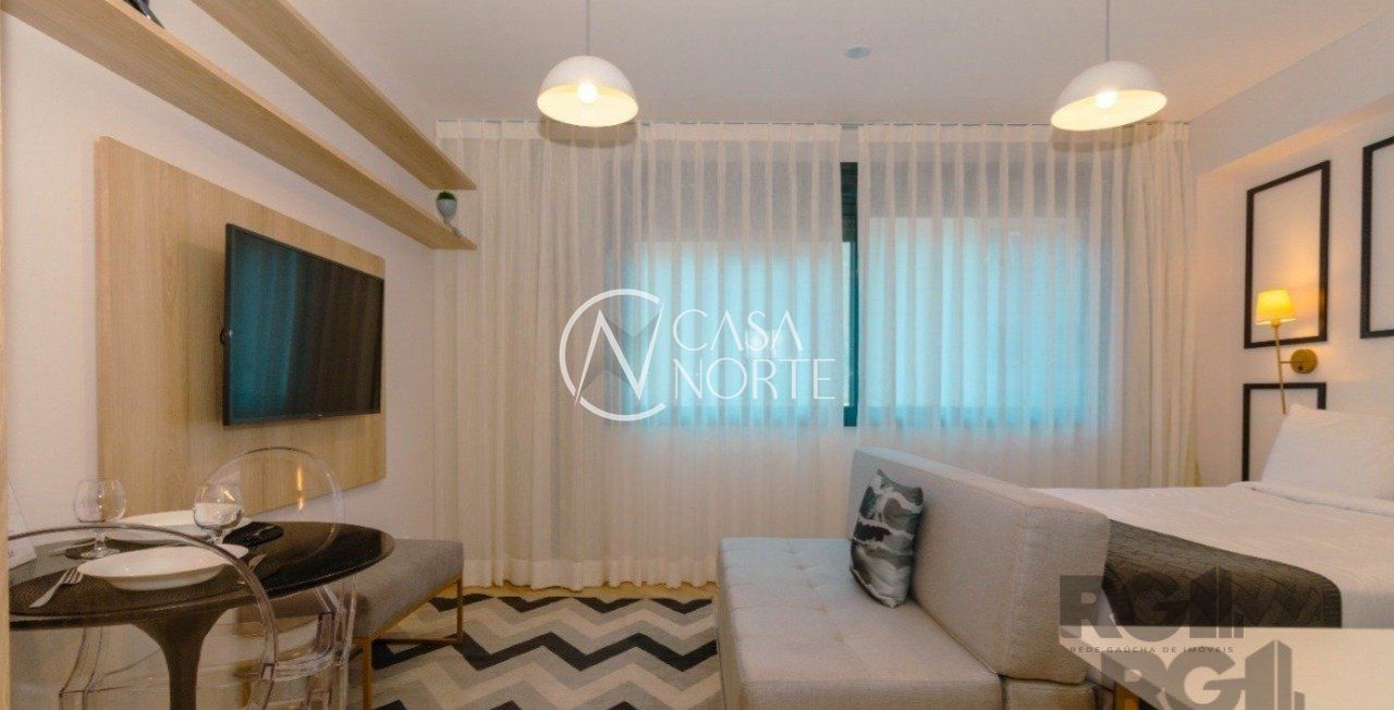 Apartamento à venda com 1 quarto, 30m², 1 vaga, Rua Tenente-Coronel Fabricio Pilar no bairro Mont Serrat em Porto Alegre