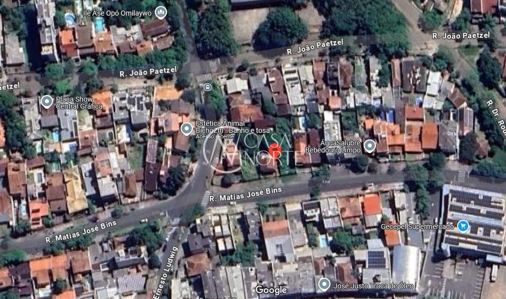 Terreno à venda  com 346m², Rua Matias José Bins no bairro Chácara das Pedras em Porto Alegre