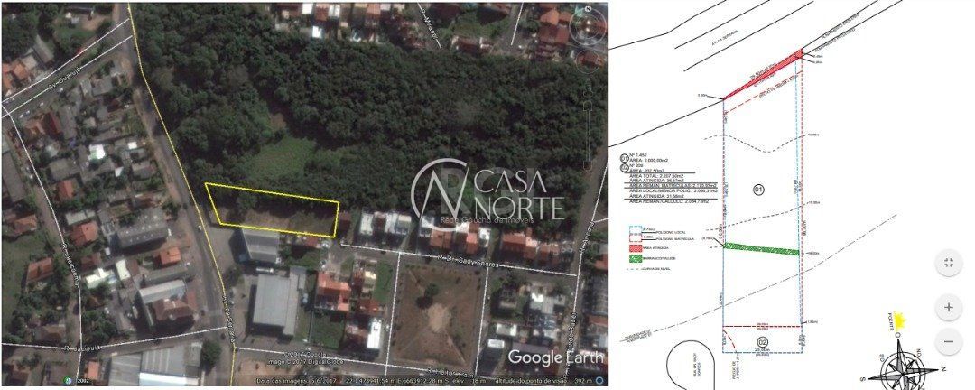 Terreno à venda  com 2200m², Avenida da Serraria no bairro Espírito Santo em Porto Alegre