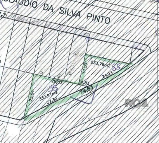 Terreno à venda  com 233m², Rua Henrique Anawate no bairro Guarujá em Porto Alegre