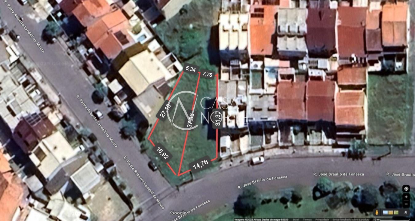 Terreno à venda  com 329m², Rua Padre Roberto Landell de Moura no bairro Hípica em Porto Alegre