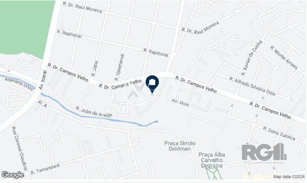 Apartamento à venda com 1 quarto, 41m², 1 vaga, Rua Diomário Moojen no bairro Cristal em Porto Alegre