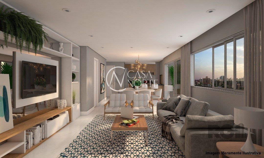 Apartamento à venda com 3 quartos, 152m², 2 suítes, 2 vagas, Rua Curupaiti no bairro Cristal em Porto Alegre