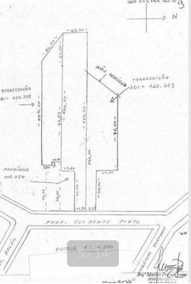 Terreno à venda  com 11460m², Rua Professor Clemente Pinto no bairro Medianeira em Porto Alegre