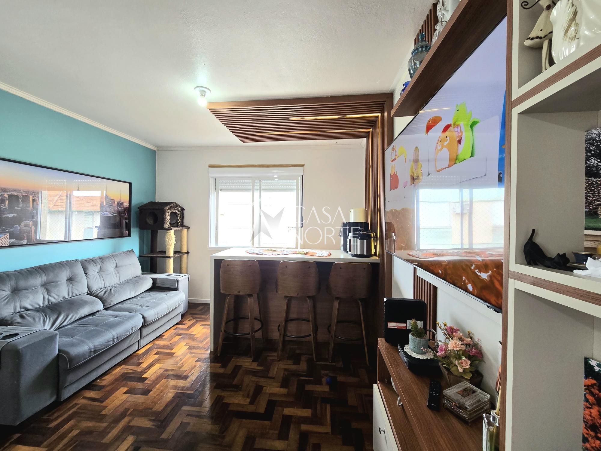 Apartamento à venda com 3 quartos, 63m², 1 vaga, Avenida Capivari no bairro Cristal em Porto Alegre