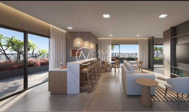 Apartamento à venda com 1 quarto, 50m², 1 vaga, Rua Atanásio Belmonte no bairro Boa Vista em Porto Alegre