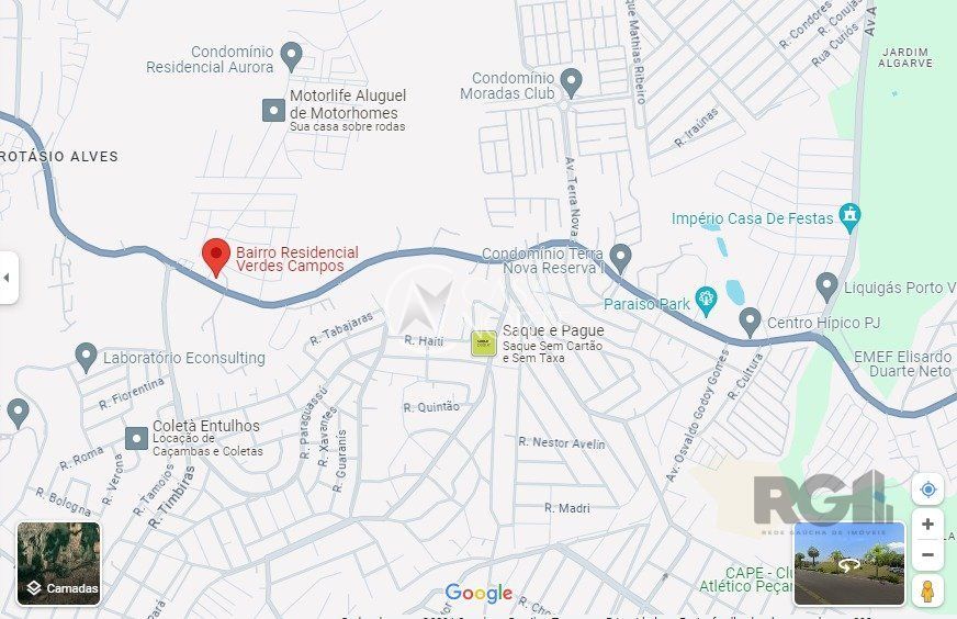 Terreno à venda  com 395m², Rua Madre Clara no bairro Mário Quintana em Porto Alegre