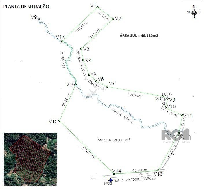 Sítio à venda  com 46960m², Estrada Antônio Borges no bairro Belém Velho em Porto Alegre